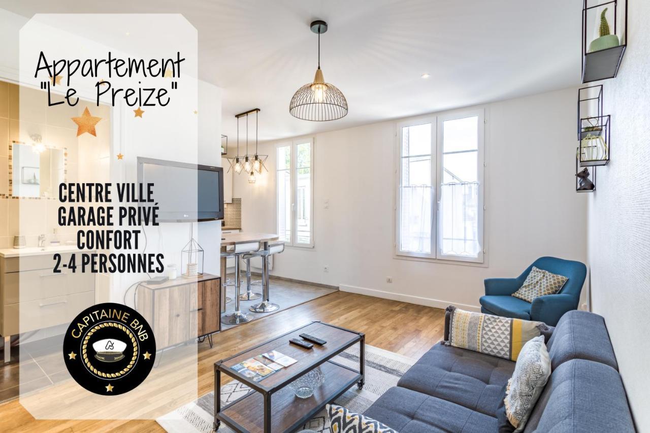 Appartement "Le Preize" - Centre Ville - Garage Prive Troyes Eksteriør billede