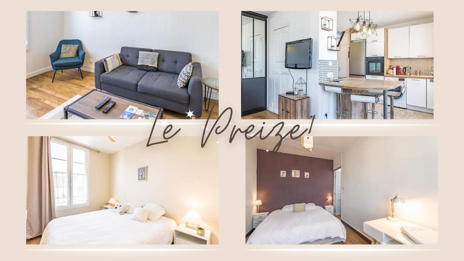 Appartement "Le Preize" - Centre Ville - Garage Prive Troyes Eksteriør billede
